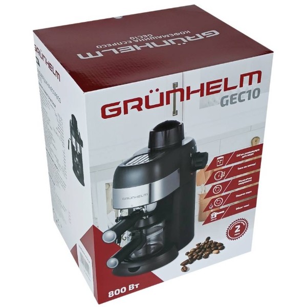 Фото - Кавоварка ріжкова Grunhelm GEC10