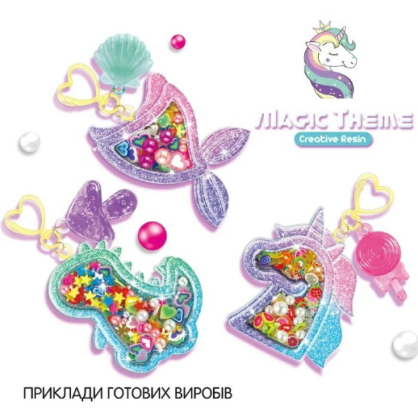 Фото - Набір для виготовлення прикрас KeGao Епоксидна смола DIY Crystal Clue Магічні звірята (708B)