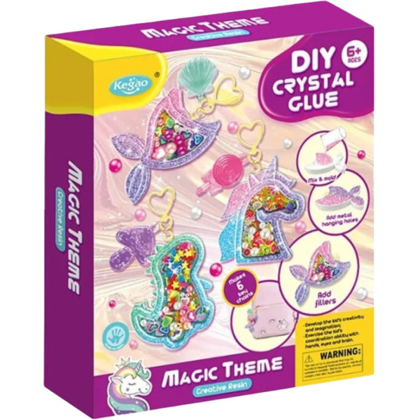 Фото - Набір для виготовлення прикрас KeGao Епоксидна смола DIY Crystal Clue Магічні звірята (708B) Фото - Набір для виготовлення прикрас KeGao Епоксидна смола DIY Crystal Clue Магічні звірята (708B)