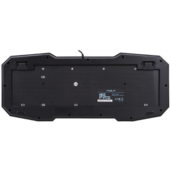 Фото - Клавіатура дротова Aula Expert Gaming Be Fire USB Black (6948391231013)
