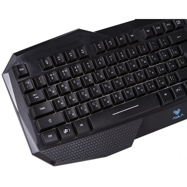 Фото - Клавіатура дротова Aula Expert Gaming Be Fire USB Black (6948391231013)