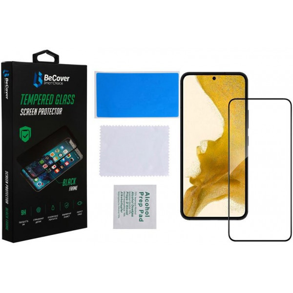 Фото - Захисне скло для смартфона BeCover for Samsung Galaxy S22 SM-S901 Black (707314)