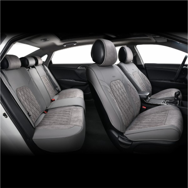 Фото - Комплект накидок на сидіння автомобіля Beltex 3D Malibu grey (BX89200)