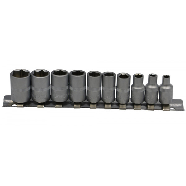 Фото - Набор торцевых головок Haisser 1/4" 4-13 мм 10 ед. (70187)