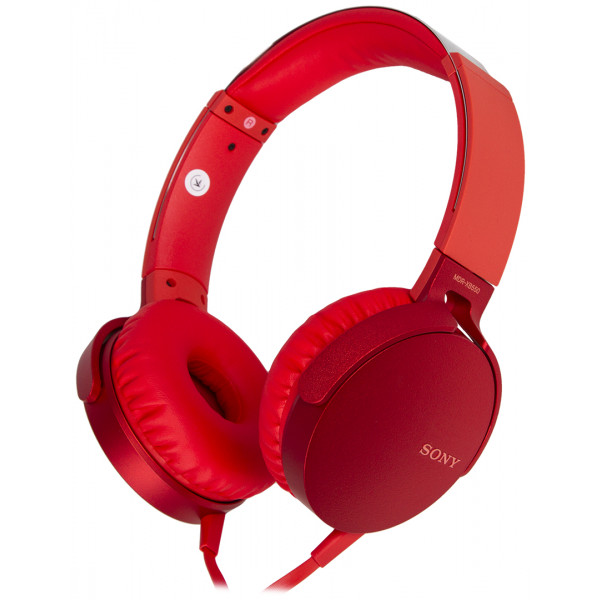 Фото - Навушники накладні Sony MDR-XB550AP Red (MDRXB550APR.E)