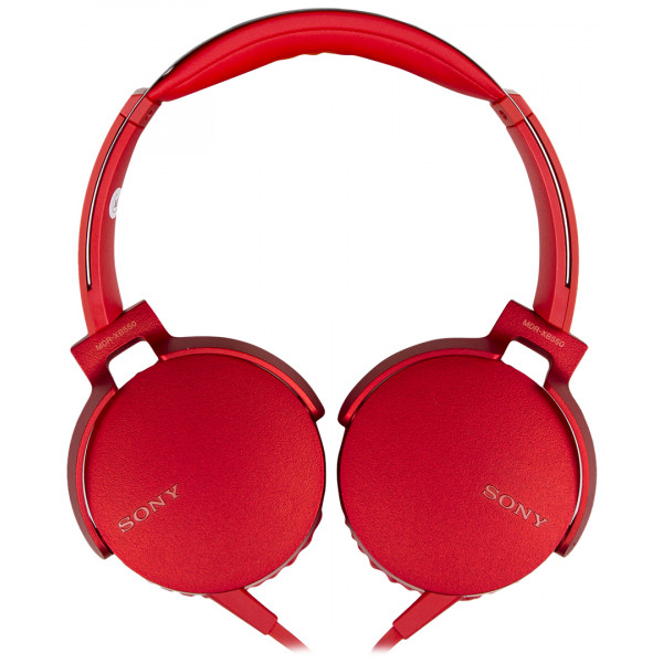 Фото - Навушники накладні Sony MDR-XB550AP Red (MDRXB550APR.E)
