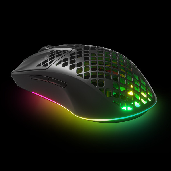 Фото - Микроповреждение - Мышь беспроводная игровая SteelSeries Aerox 3 Wireless Onyx (62612)
