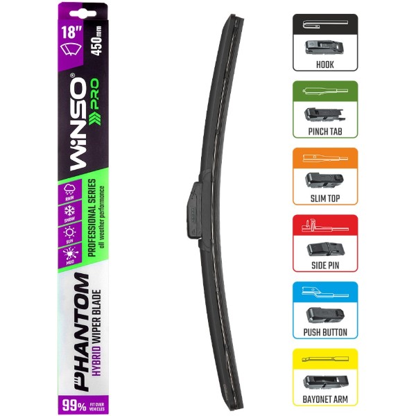 Фото - Щетка стеклоочистителя Winso PRO PHANTOM 22/550 (118550)