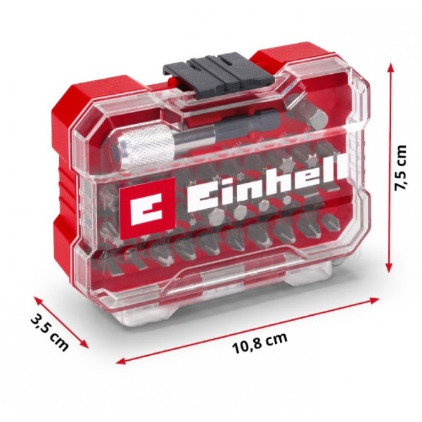 Фото - Набір біт для викрутки Einhell 1/4" 32 шт. (118693)
