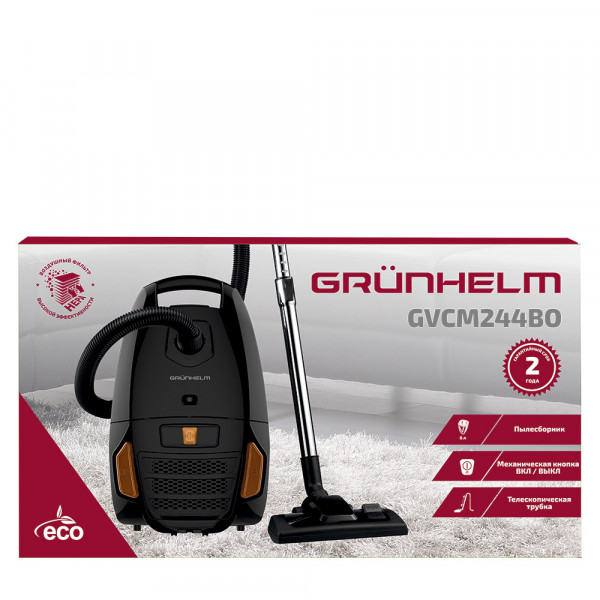 Фото - Пылесос для сухой уборки с мешком Grunhelm GVCM244BO