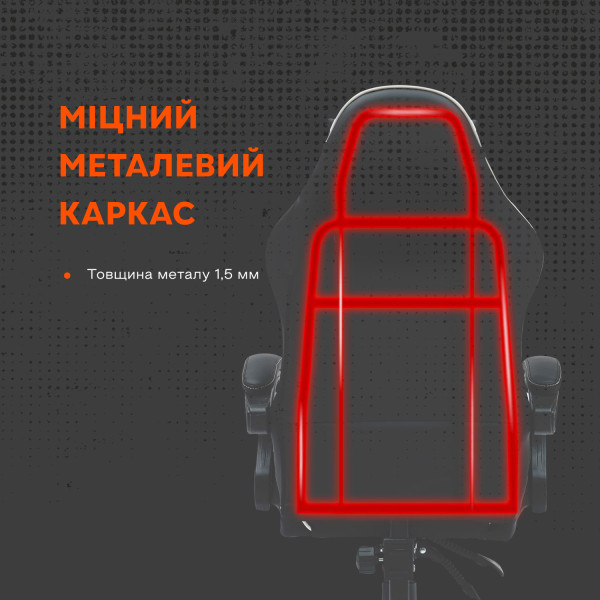 Фото - Кресло для геймеров Canyon Core SGCH2 Black Red (CNE-SGCH2R)