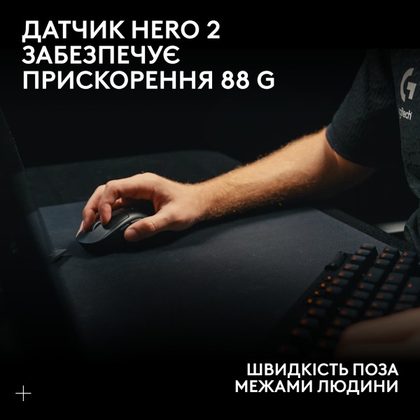 Фото - Мышь беспроводная игровая Logitech G Pro X Superlight 2 LightSpeed White (910-006638)