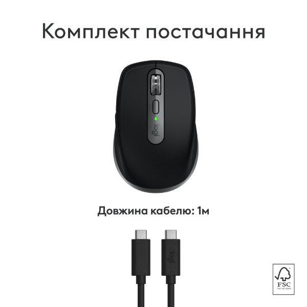 Фото - Мышь беспроводная Logitech MX Anywhere 3S for Mac Space Grey (910-006947)