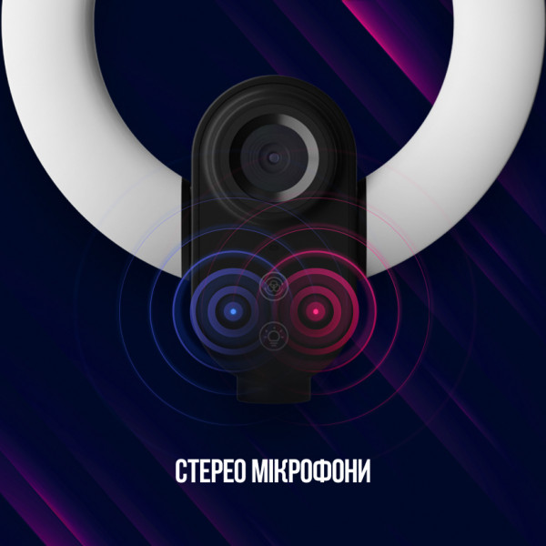 Фото - Веб-камера для комп'ютера Lorgar Circulus 910 Streaming 5MP 1944p Auto Focus Stereo (LRG-SC910)