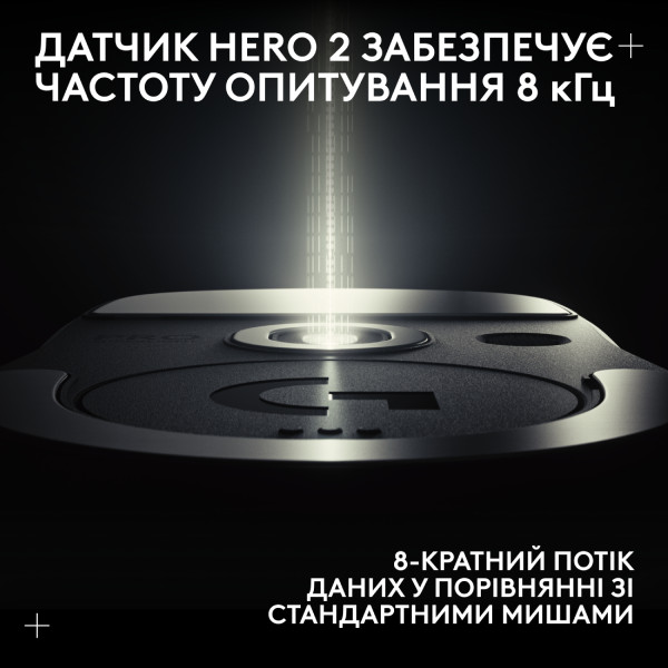 Фото - Миша бездротова ігрова Logitech G Pro X Superlight 2 DEX LightSpeed White (910-007365)