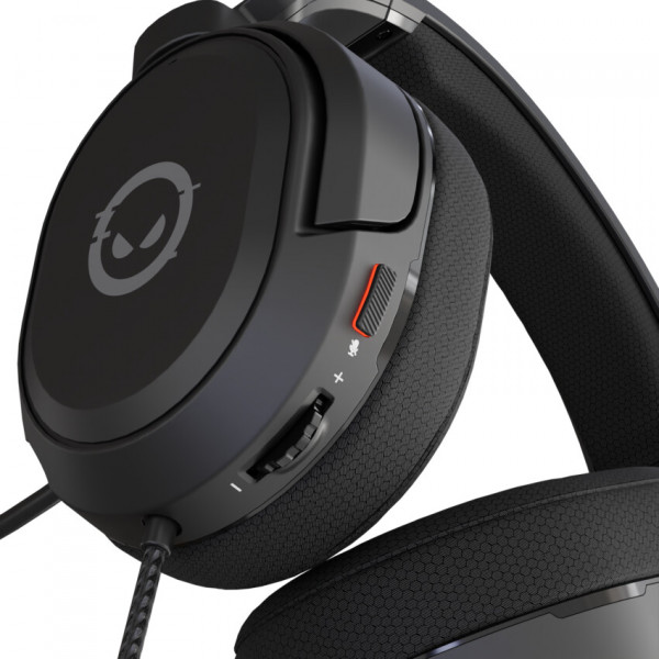 Фото - Гарнітура дротова ігрова Lorgar Kaya 360 Gaming 7.1 USB Black (LRG-GHS360)