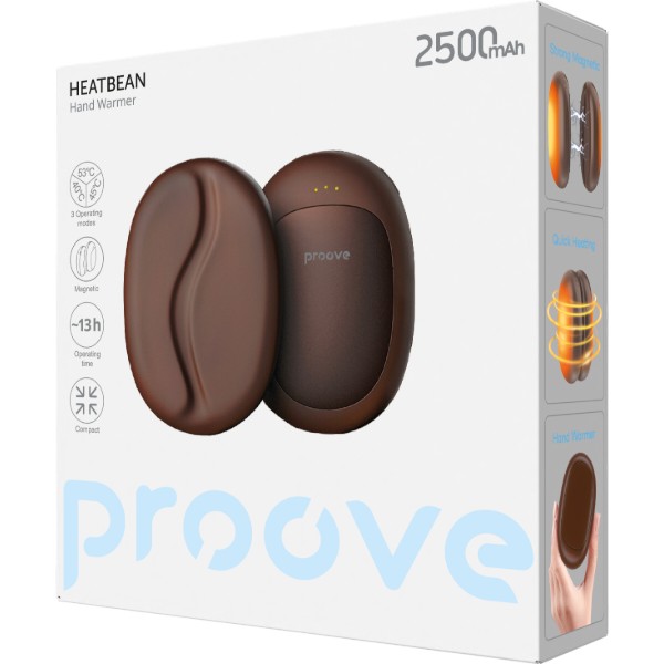 Фото - Грілка акумуляторна Proove HeatBean brown (HWHB00002010)