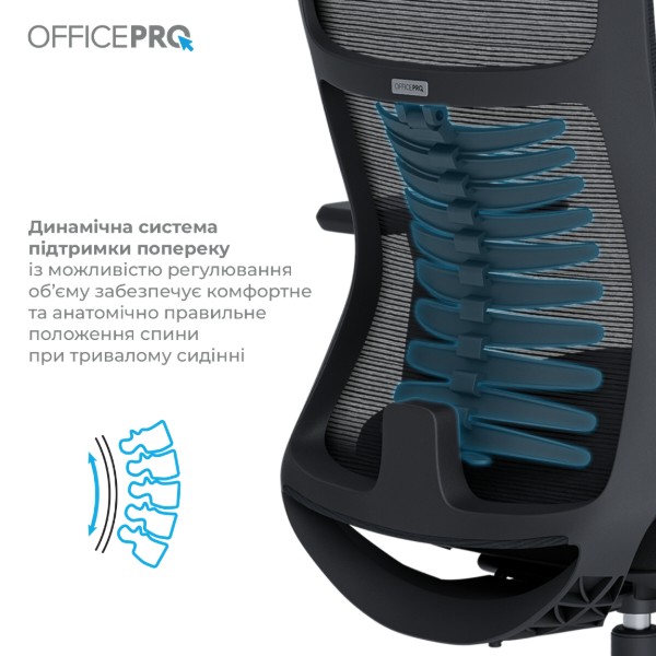 Фото - Кресло офисное OfficePro Balance (OC550-B-B-B) Black