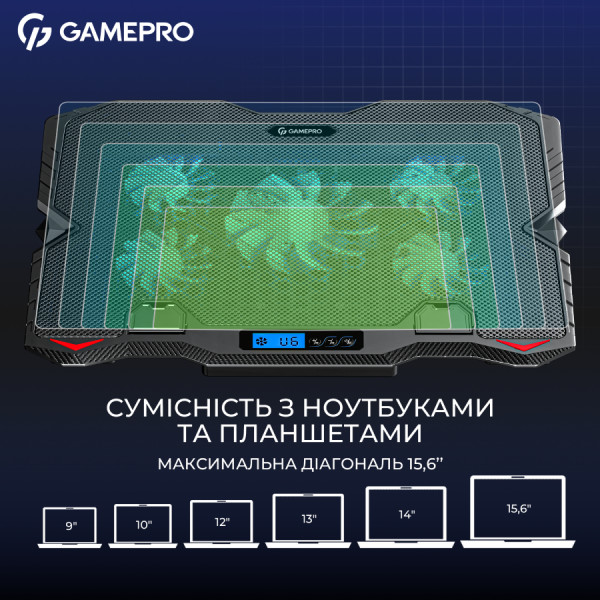 Фото - Подставка под ноутбук охлаждающая GamePro CP560