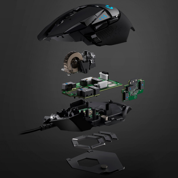 Фото - Мышь проводная игровая Logitech G502 Hero High Performance Gaming (910-005470)