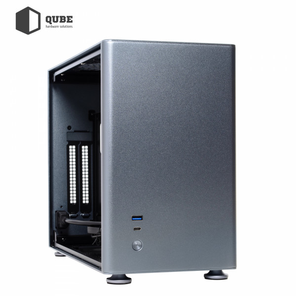 Фото - Корпус QUBE A4 Aluminum Gray (QBA4I_WGNU3)
