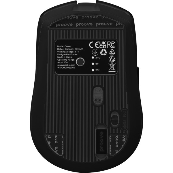 Фото - Миша бездротова ігрова Proove Comet Black (WMCM00022001)