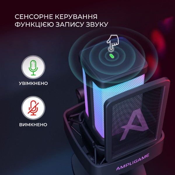 Фото - Микрофон для компьютера проводной Fifine Ampligame Q8PRO USB Black