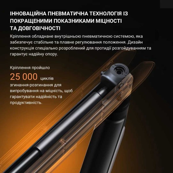 Фото - Кріплення настільне Anda Seat Stealth PRO II RGB 17''-42'' White (AD-W-A9X-1S-BW)