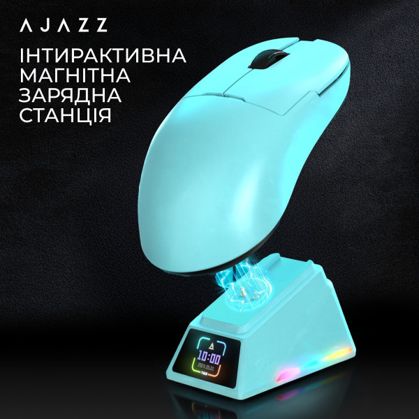 Фото - Миша бездротова ігрова Ajazz AJ159 APEX Blue (AJM159-A-BLUE)