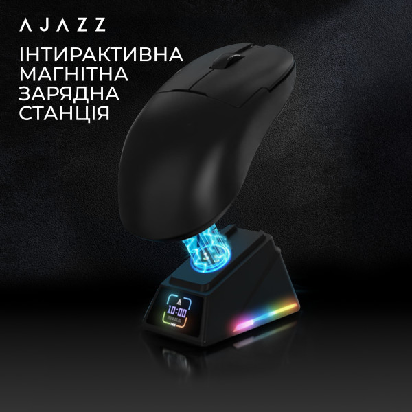Фото - Миша бездротова ігрова Ajazz AJ159 APEX Black (AJM159-A-B)