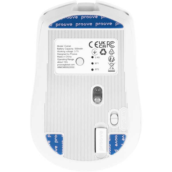 Фото - Миша бездротова ігрова Proove Comet White (WMCM00022002)