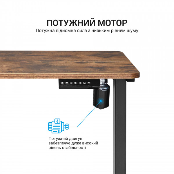 Фото - Стіл комп'ютерний OfficePro ODE119WB