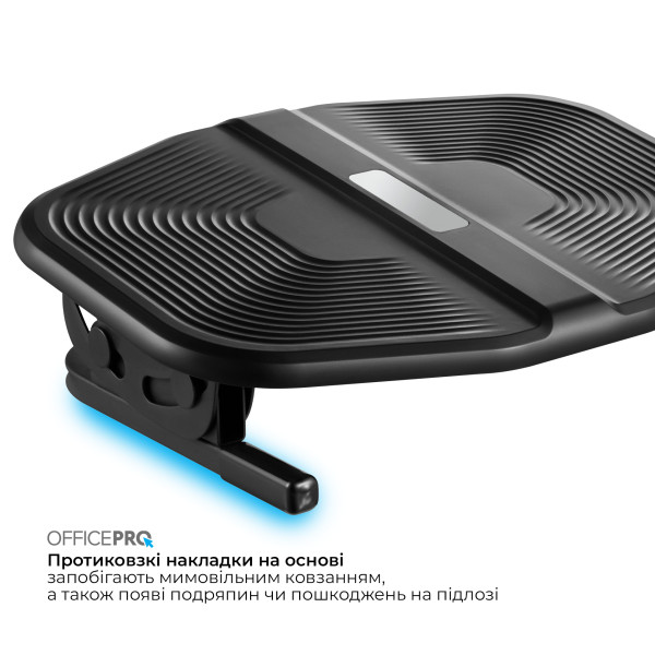 Фото - Підставка для ніг регульована OfficePro FR600B Black