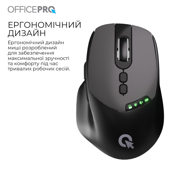 Фото - Миша бездротова OfficePro Silent Click Wireless Black (M520B)