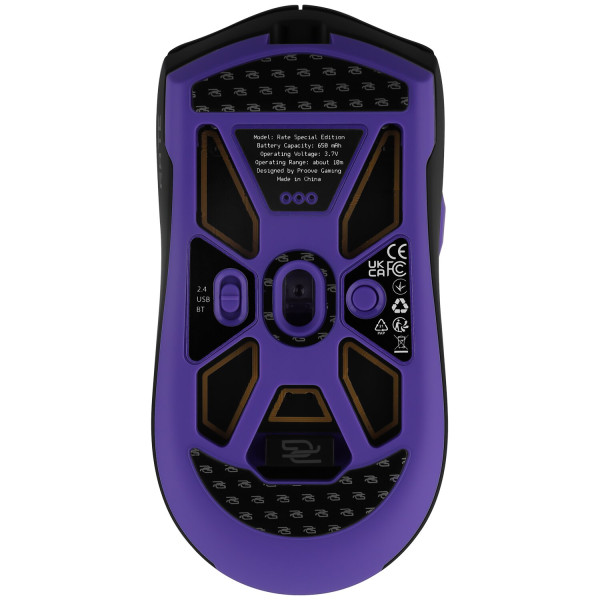 Фото - Мышь беспроводная игровая Proove Gaming Rate Special Edition Black/Purple (CMRTWRS03001)