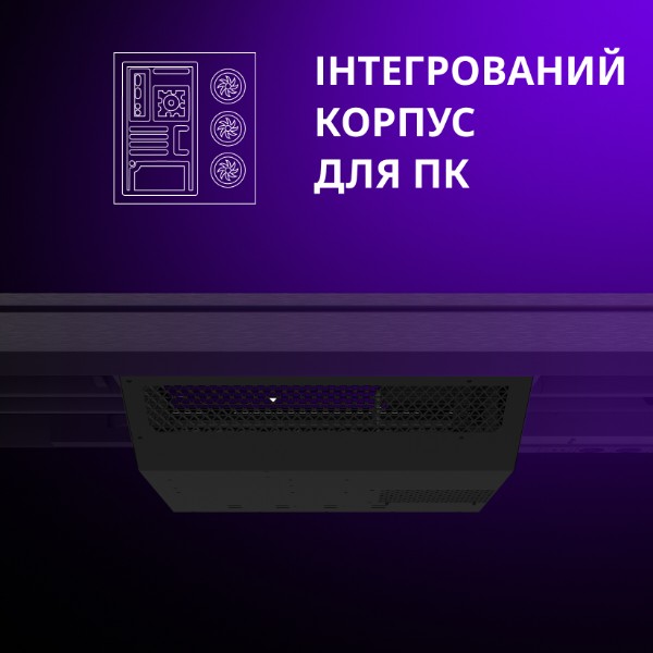 Фото - Стіл комп'ютерний Lorgar ELITE 90G Glass Black (LRG-DE90G)