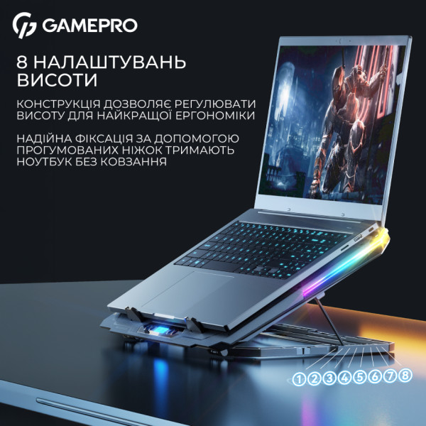 Фото - Подставка под ноутбук охлаждающая GamePro CP1040