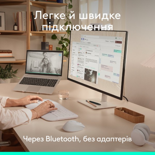 Фото - Миша бездротова Logitech Signature Comfort Plus M850L Off-White (910-007716)