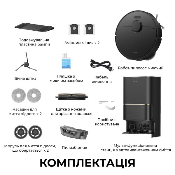 Фото - Робот-пилосос миючий Dreame Bot L50 Ultra AE Black (RLL51SE-BL)