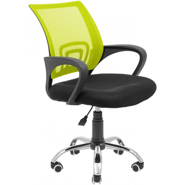Фото - Крісло офісне Richman Спайдер Ю Хром Піастра Сітка чорна + зелена Фото - Крісло офісне Richman Спайдер Ю Хром Піастра Сітка чорна + зелена