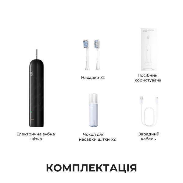 Фото - Зубна щітка електрична Mova Fresh Black (ATB13A-BK)