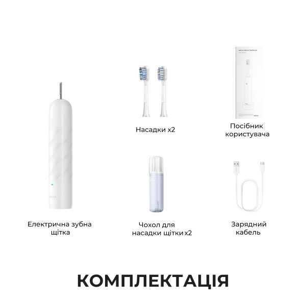 Фото - Зубная щетка электрическая Mova Fresh White (ATB13A-WH)