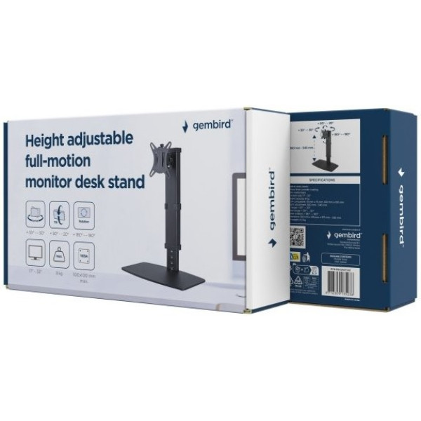 Фото - Крепление настольное Gembird MS-D1ST-02