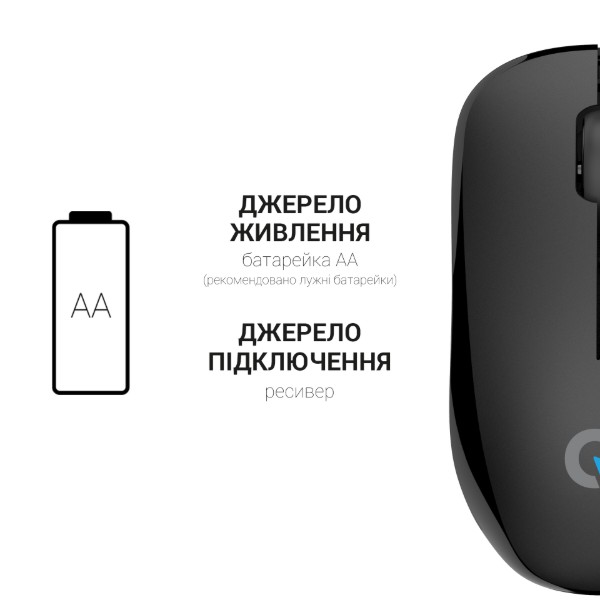 Фото - Мышь беспроводная OfficePro M183 Black