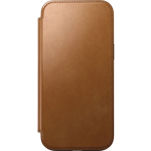 Фото - Чохол для смартфону Nomad Modern Leather Folio English Tan for iPhone 16 Pro Max (NM01673385)