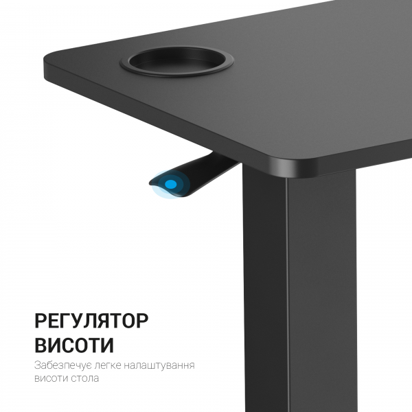 Фото - Стол компьютерный OfficePro ODM366BK Black