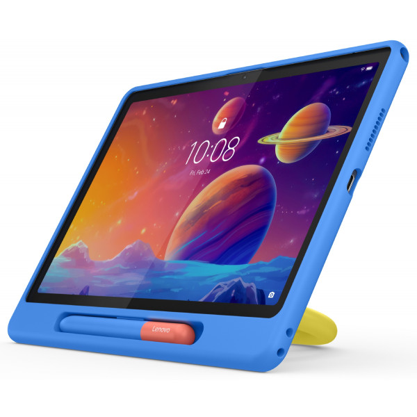 Фото - Планшет Lenovo Tab 4/128 LTE (ZAEJ0129UA) Luna Grey+Kids Bumper&Pen