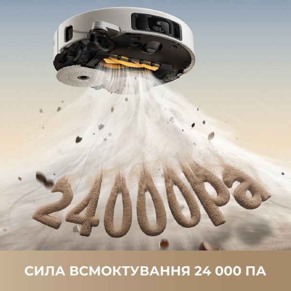 Фото - Пилосос робот миючий з базою Mova V50 Ultra Complete Black (RLV72LE-1-bl)