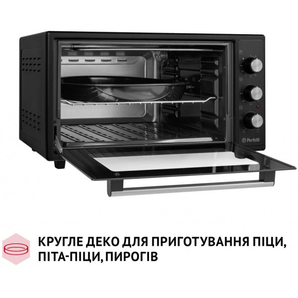 Фото - Печь электрическая Perfelli MIRAGE 48 BLACK