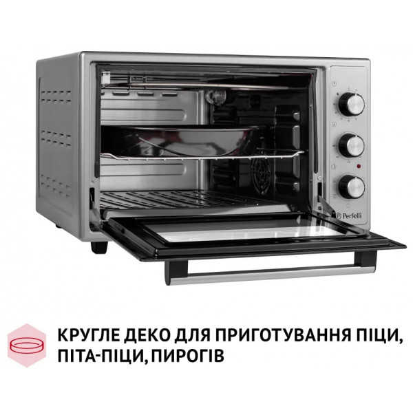 Фото - Печь электрическая Perfelli TRIMO 37 GREY